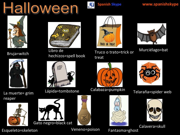 vocabulario Halloween en español