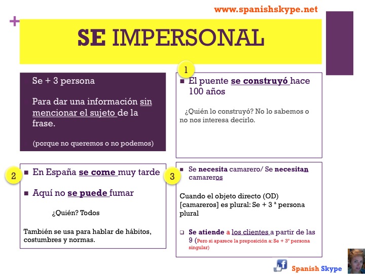 Se impersonal (A2)