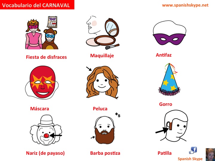 Carnaval: vocabulario